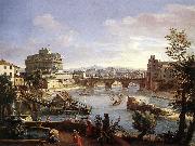 WITTEL, Caspar Andriaans van The Castel Sant'Angelo from the South